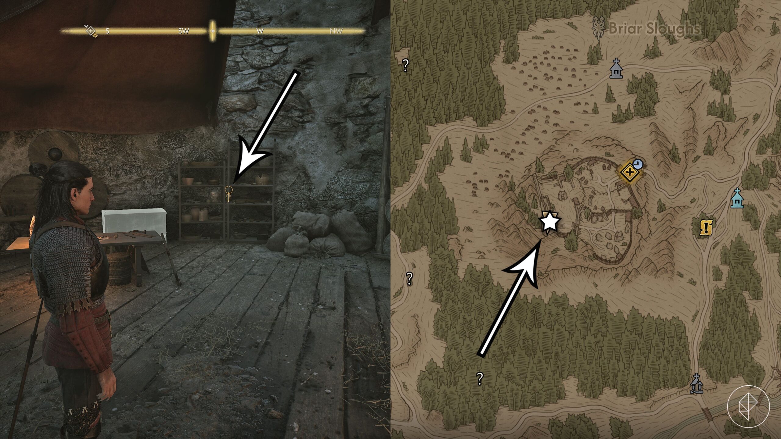 Coen finds the prison key while sneaking in during "The Firebrand" quest in The Blood of Dawnwalker.