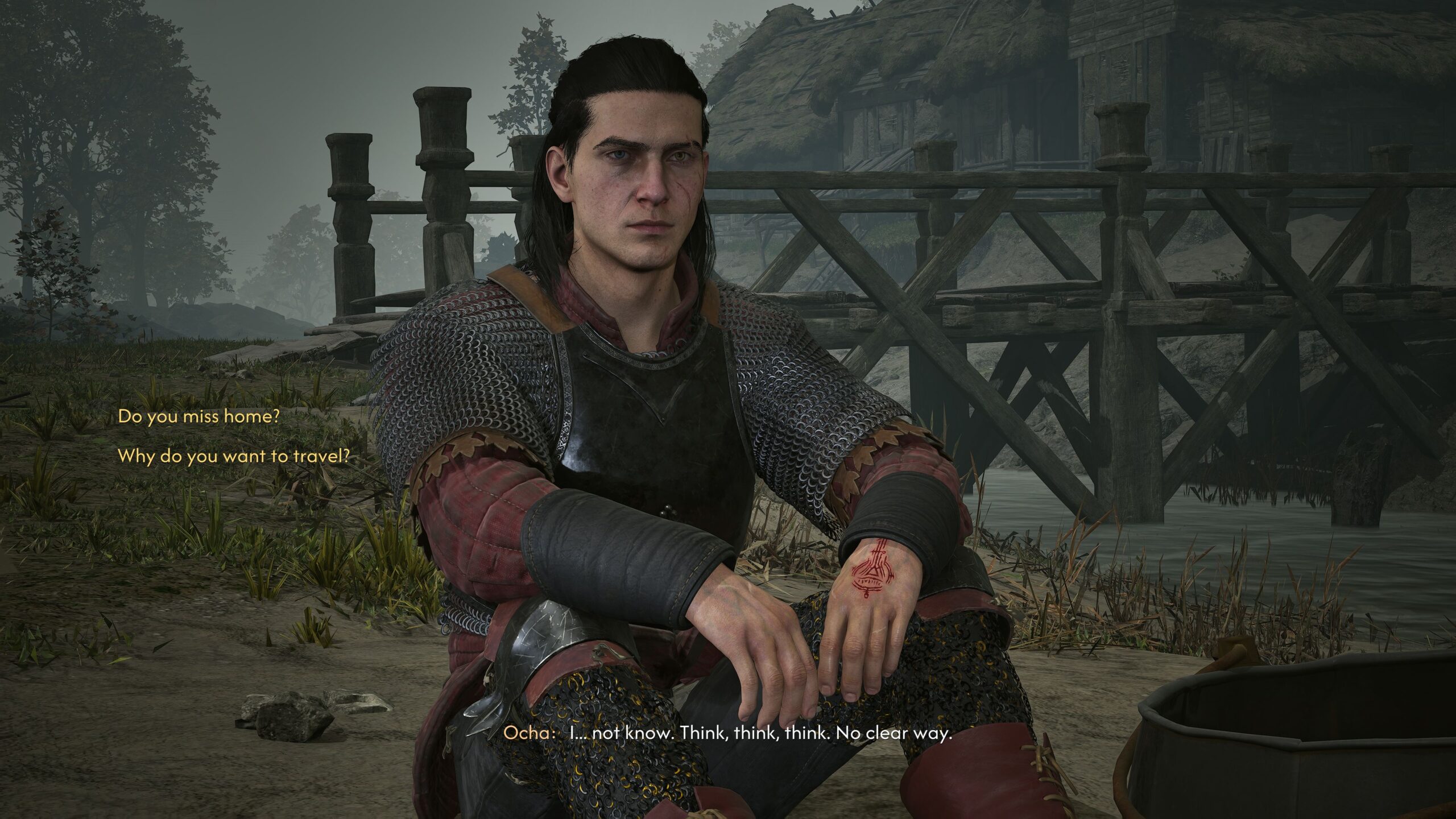 Coen makes a decision during "The Heart Wants What It Wants" quest in The Blood of Dawnwalker.