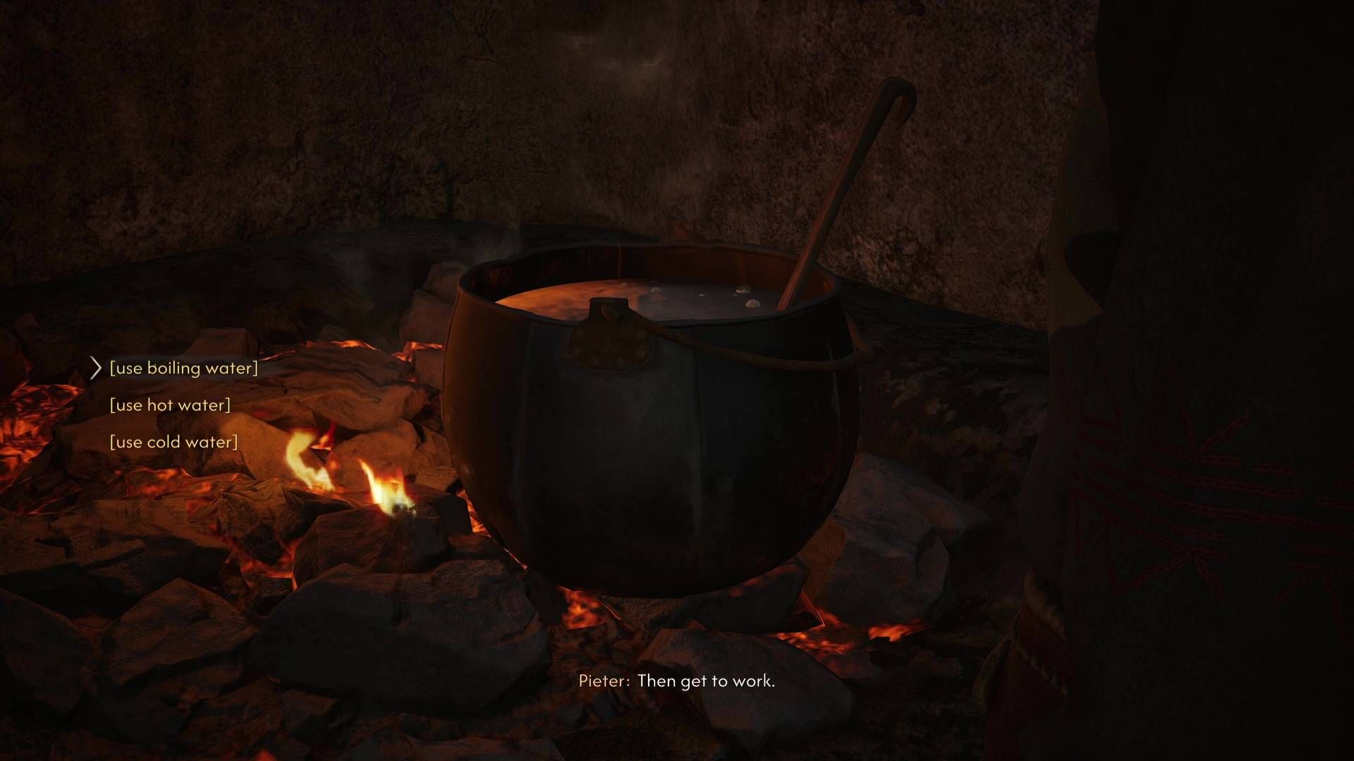 An image of the herbs in the pot in The Blood of Dawnwalker.