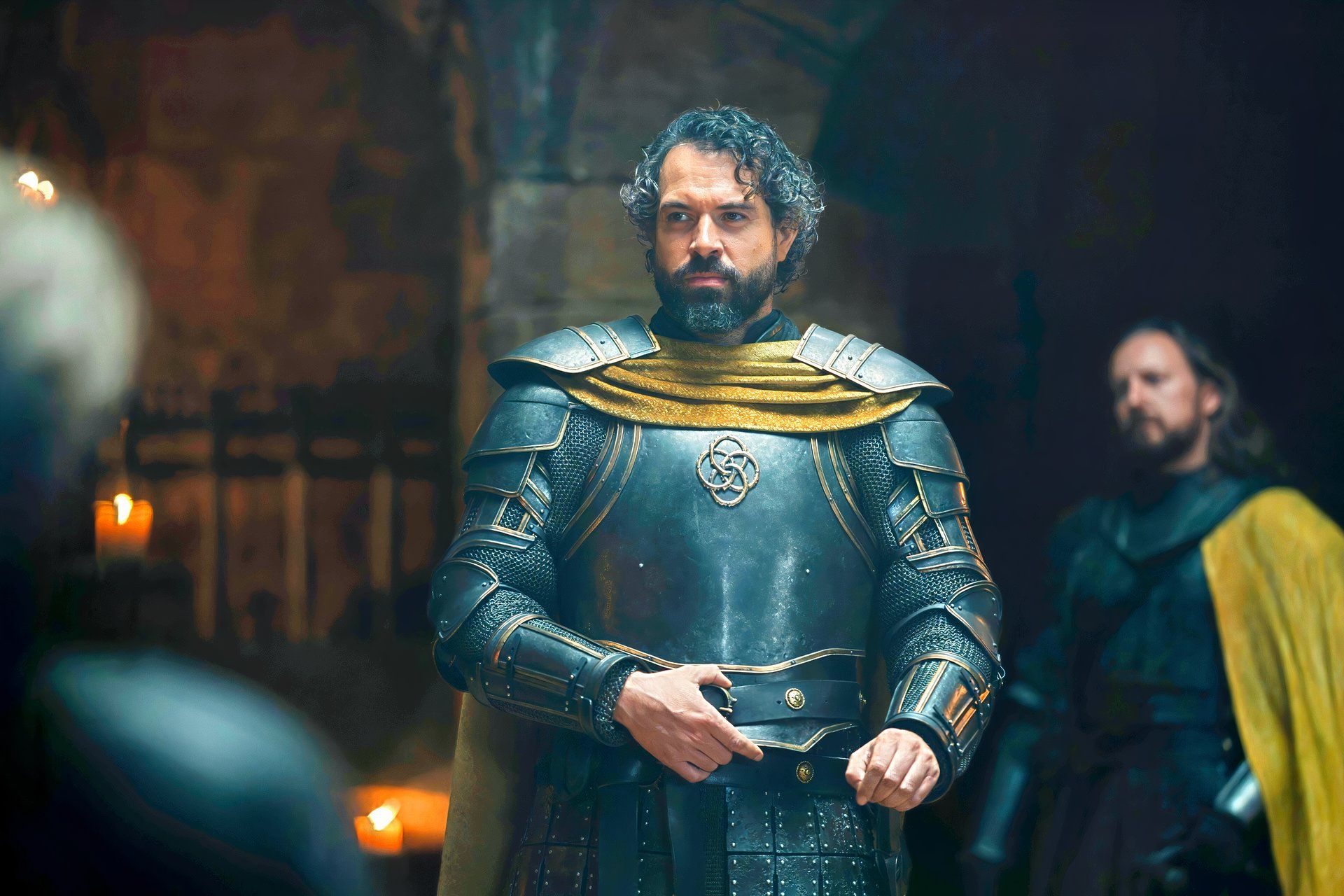 tom cullen as ser luther largent in house of the dragon