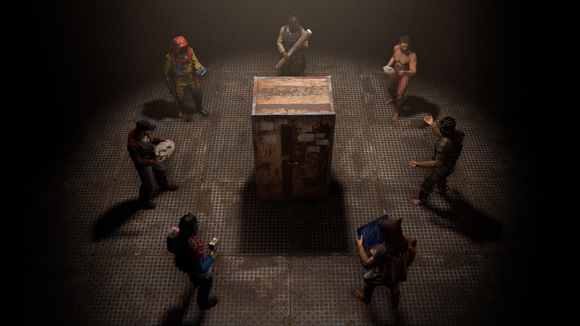 rust players surrounding a tc
