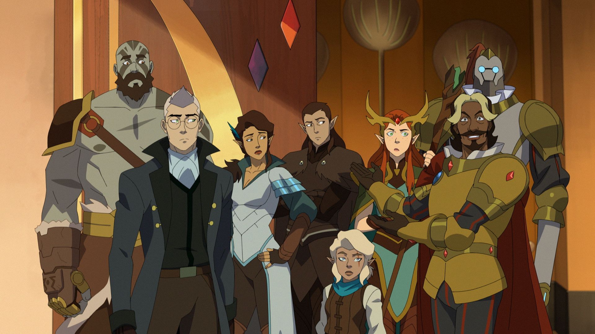 The Legend of Vox Machina season 4 still party assembled
