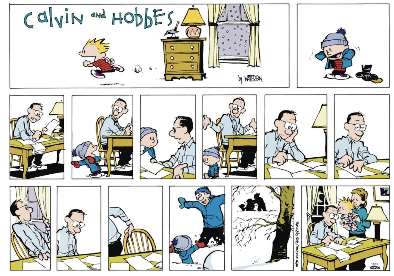 Calvin and Hobbes Dad