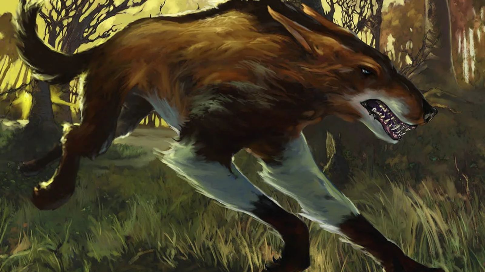 Wild Mongrel art from Magic the Gathering