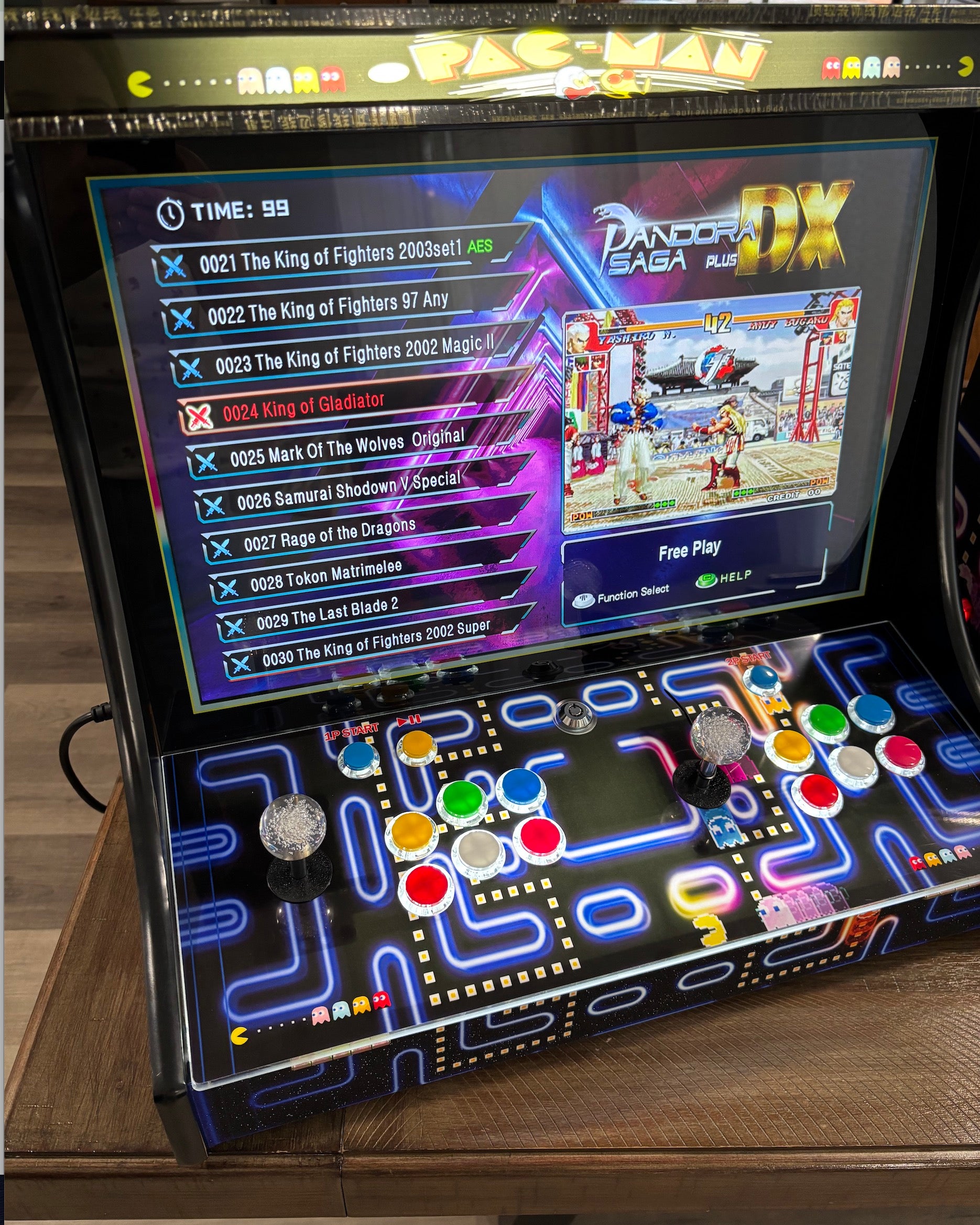 22-Inch Pacman Arcade Machine with 20,000 Games - Image 4
