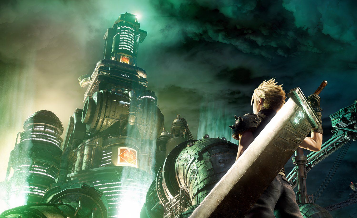 ff7 remake intergrade cloud and shinra building