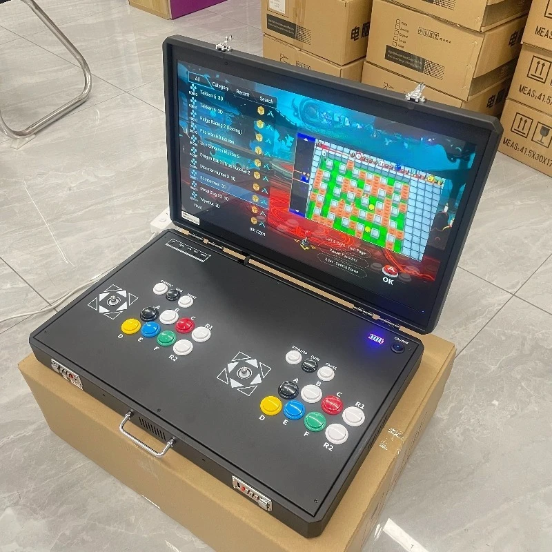 KU‑12311 Retro Arcade Game Machine Foldable Portable Dual Joystick Home Nostalgic Coin‑Operated English Version Game Console 2
