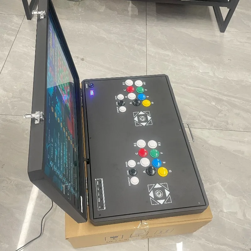 KU‑12311 Retro Arcade Game Machine Foldable Portable Dual Joystick Home Nostalgic Coin‑Operated English Version Game Console 3