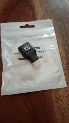 HDMI 2.1 Adapter 8K 60Hz 4K 120Hz Male to Female Converter photo review