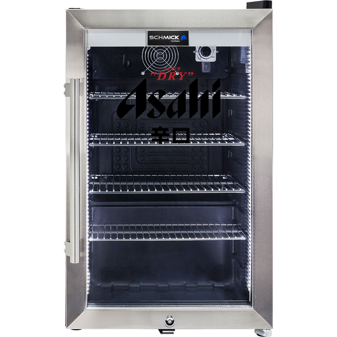 asahi Asahi branded bar fridge, Great gift idea! Great Entertaining Room Or Man Cave Item - Model SC70-SS-W-ASAHI | Retrocade - Image 10
