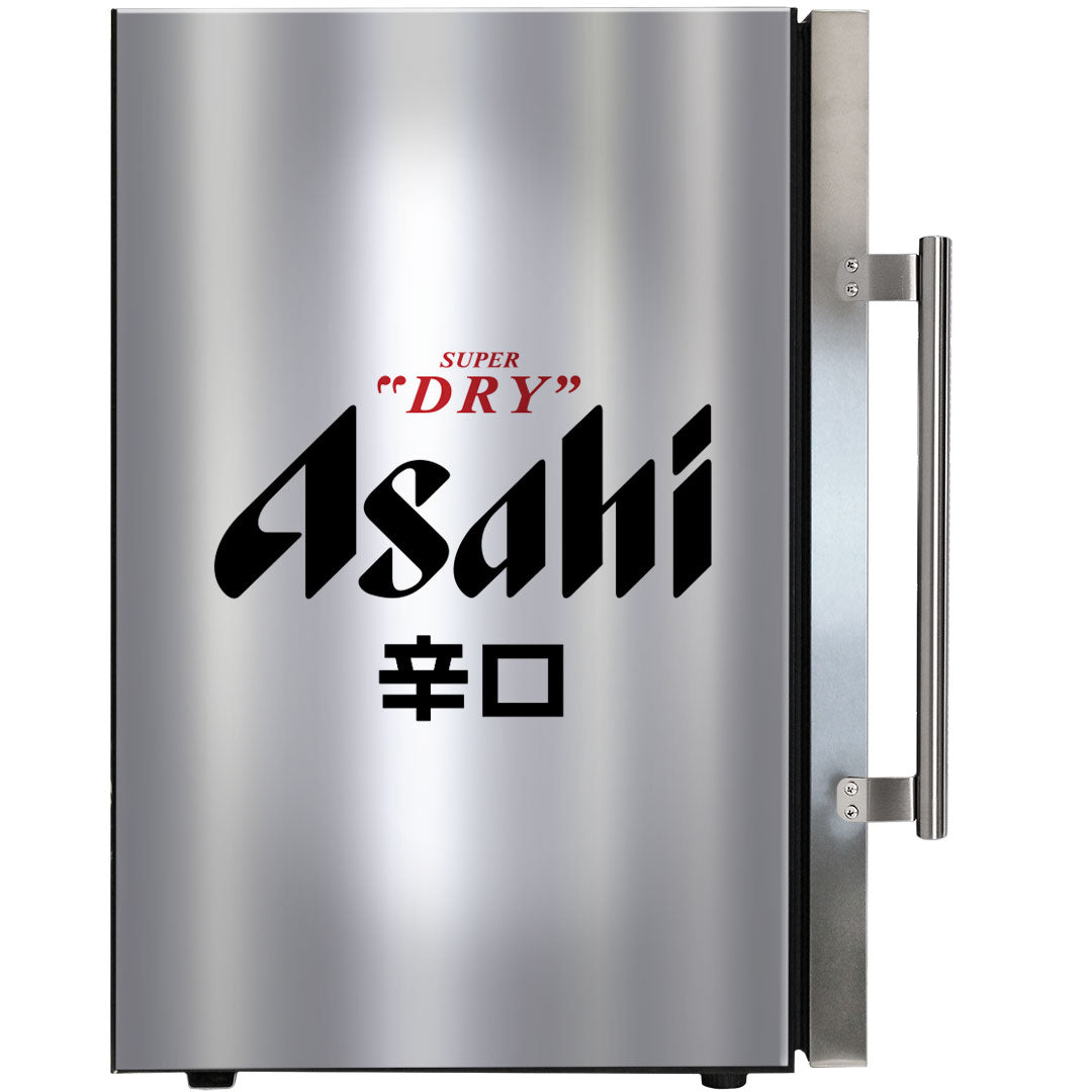 asahi Asahi branded bar fridge, Great gift idea! Great Entertaining Room Or Man Cave Item - Model SC70-SS-W-ASAHI | Retrocade - Image 9