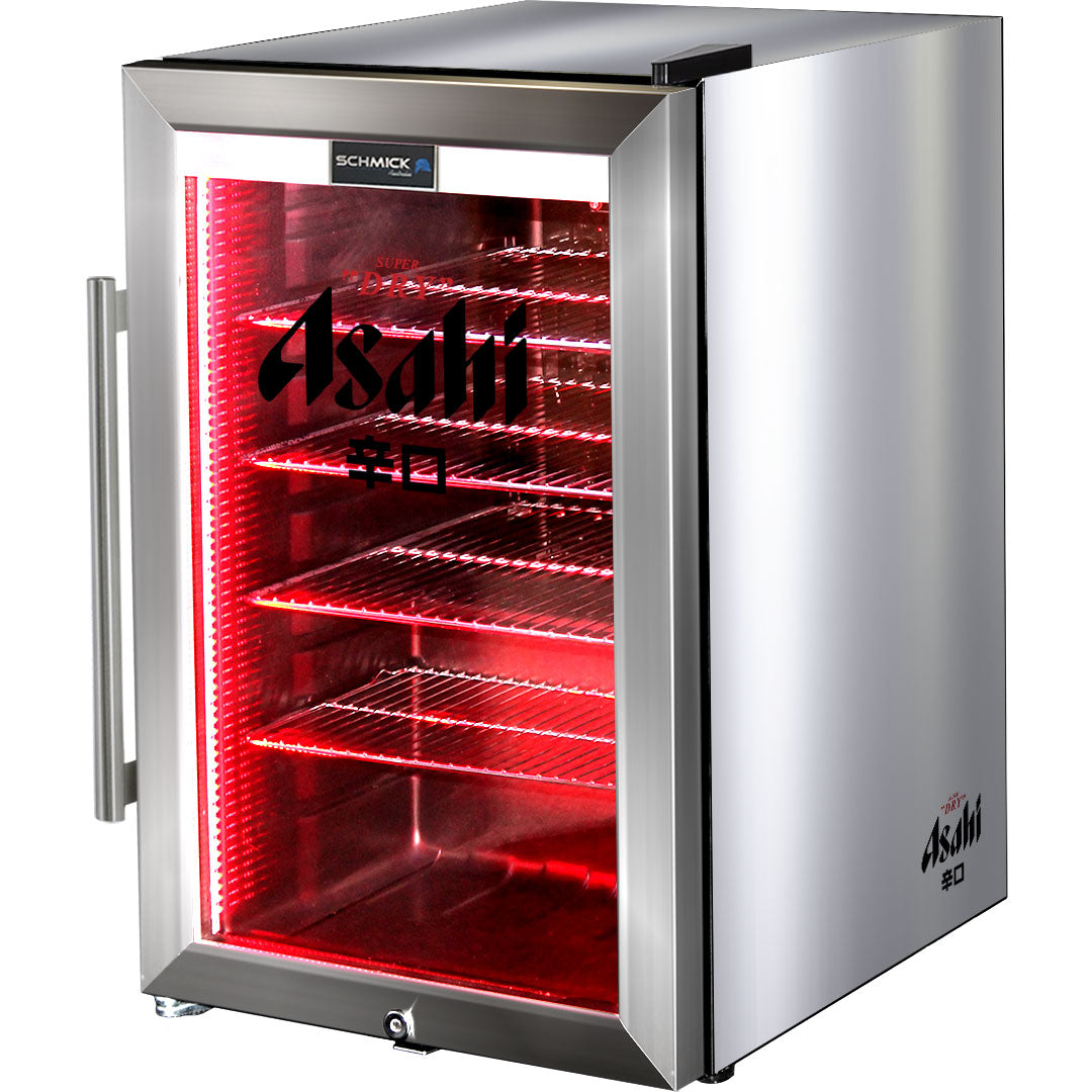 asahi Asahi branded bar fridge, Great gift idea! Great Entertaining Room Or Man Cave Item - Model SC70-SS-R-ASAHI | Retrocade - Image 10