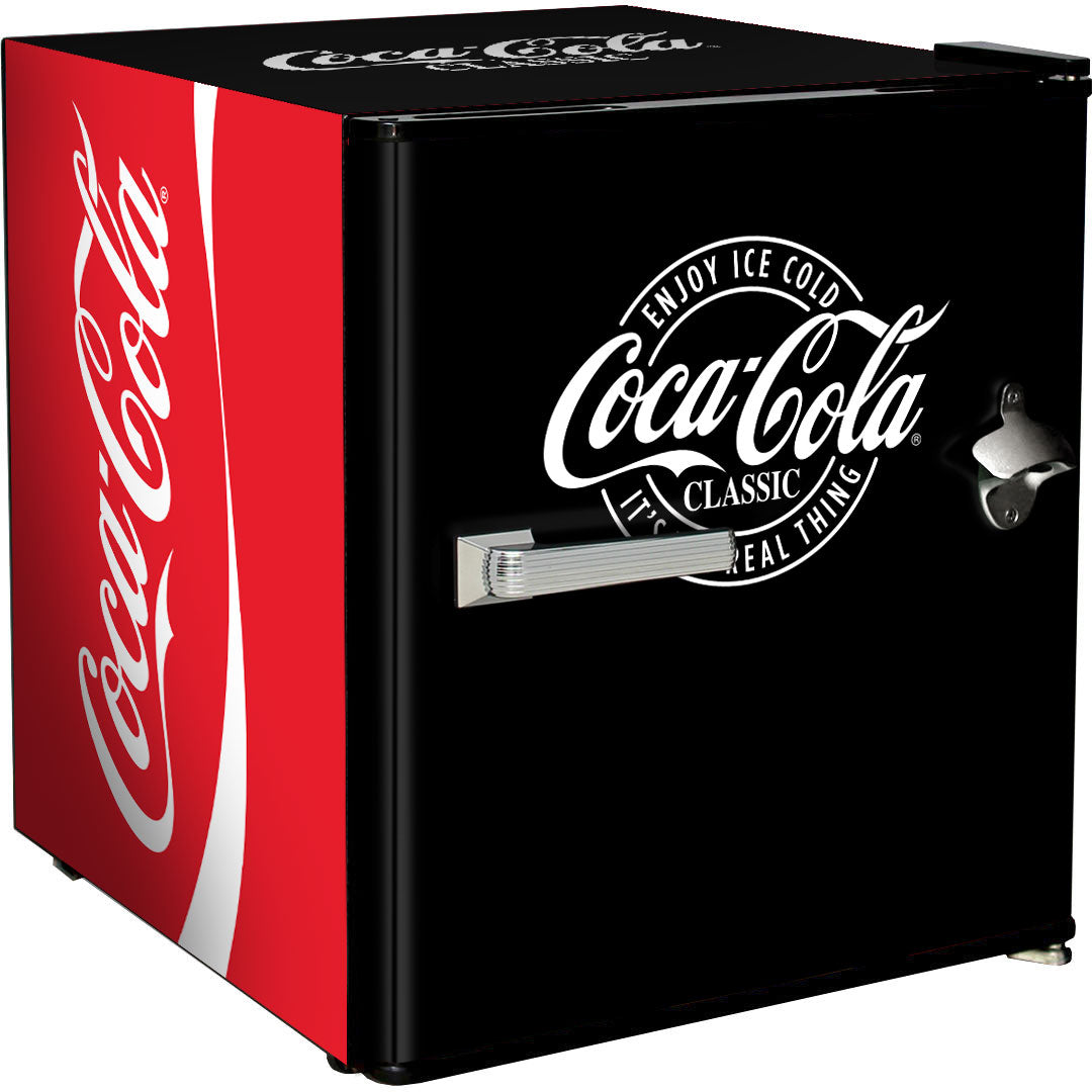 Coca-Cola Mini Fridge With Bottle Opener | Retrocade - Image 2