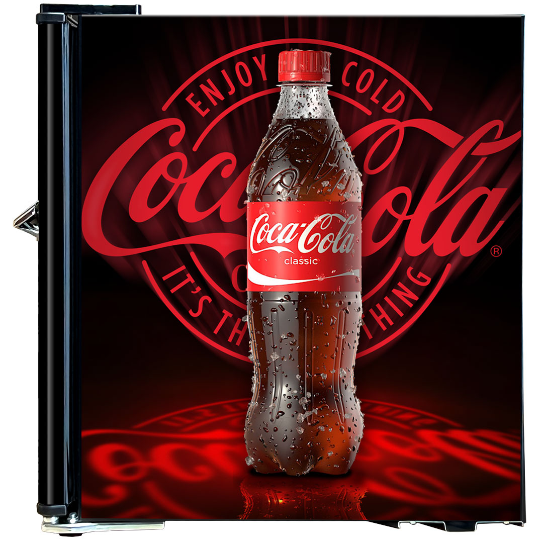 Coca-Cola Mini Fridge With Bottle Opener | Retrocade - Image 8