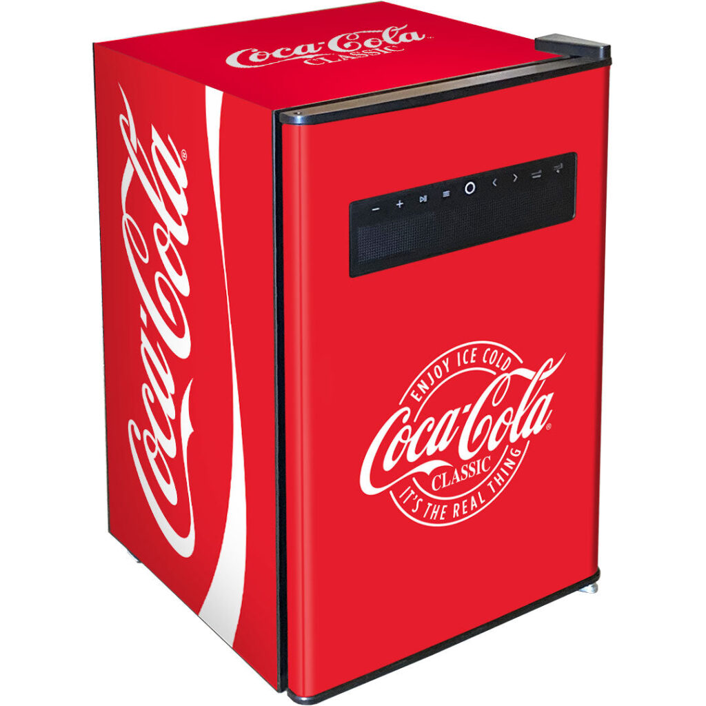 Coca-Cola Bluetooth Speaker Disco Bar Fridge 70 Litre | Retrocade