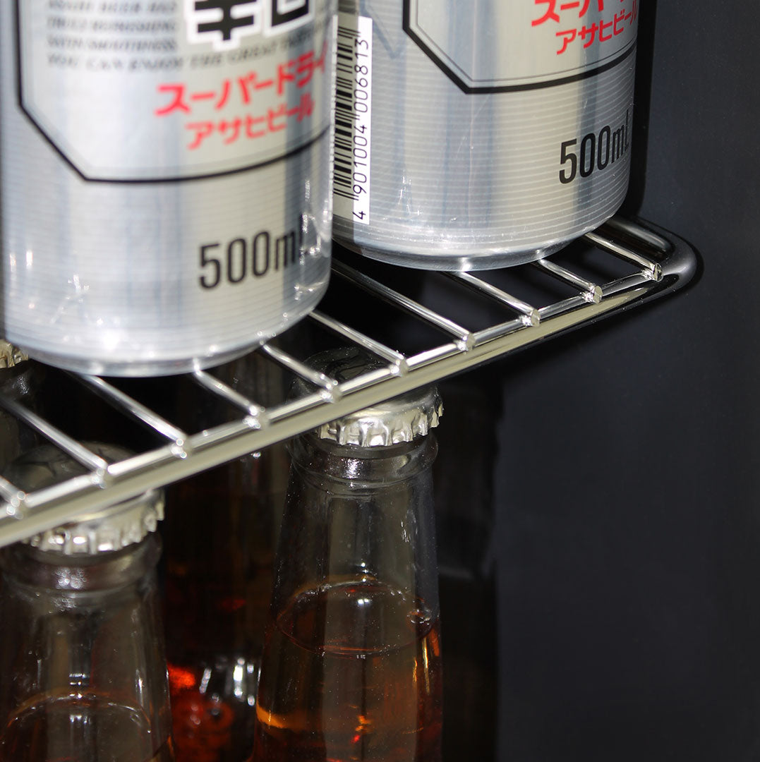 victoria bitter VB Branded Glass Door Bar Fridge With Cool Frosted Door Logo - Model SC70-B-VB-V1 | Retrocade - Image 6