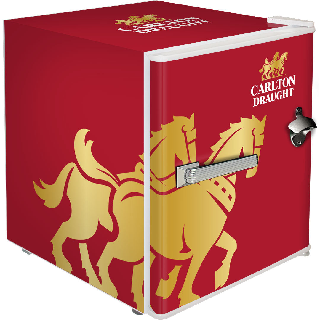 carlton draught Carlton Draught Retro Mini Bar Fridge - Model BC46W-DRAUGHT-V3 | Retrocade - Image 2
