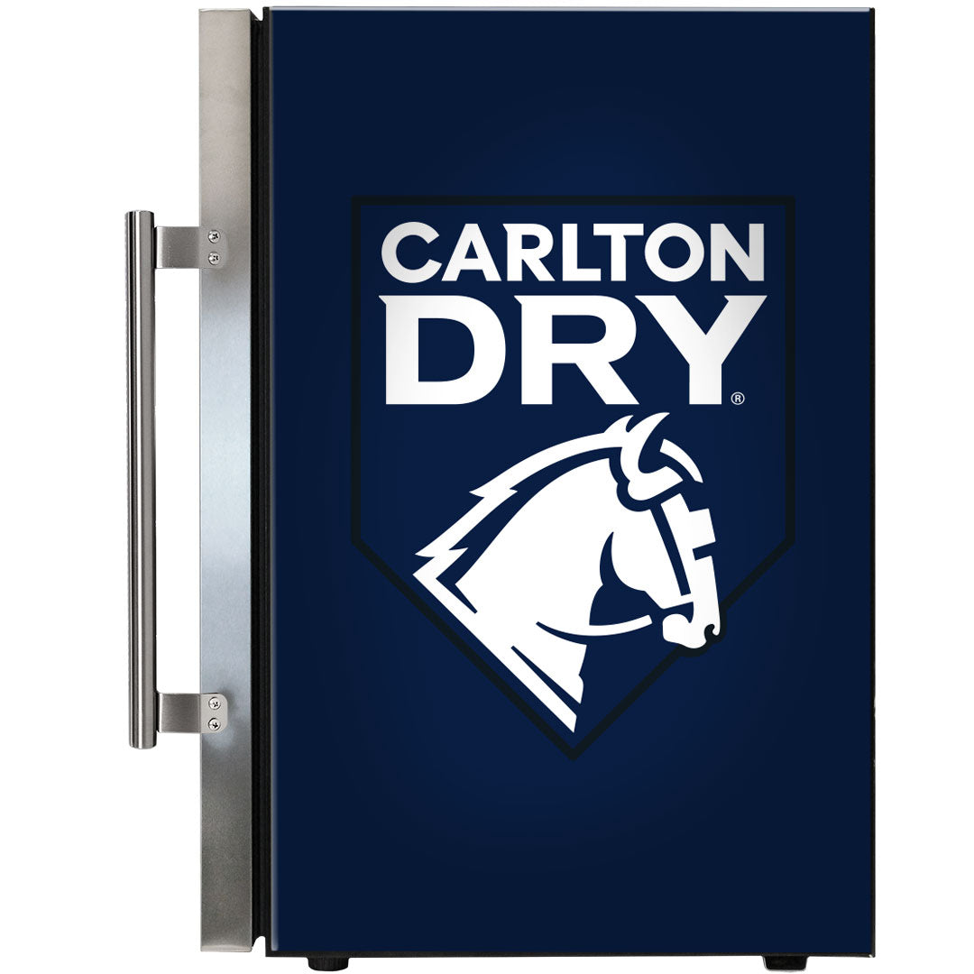 carlton dry Carlton Dry Tropical Glass Door Mini Bar Fridge - 80 Cans Left Hinged EC68L-SSH-DRY - Model EC68L-SSH-DRY | Retrocade - Image 4