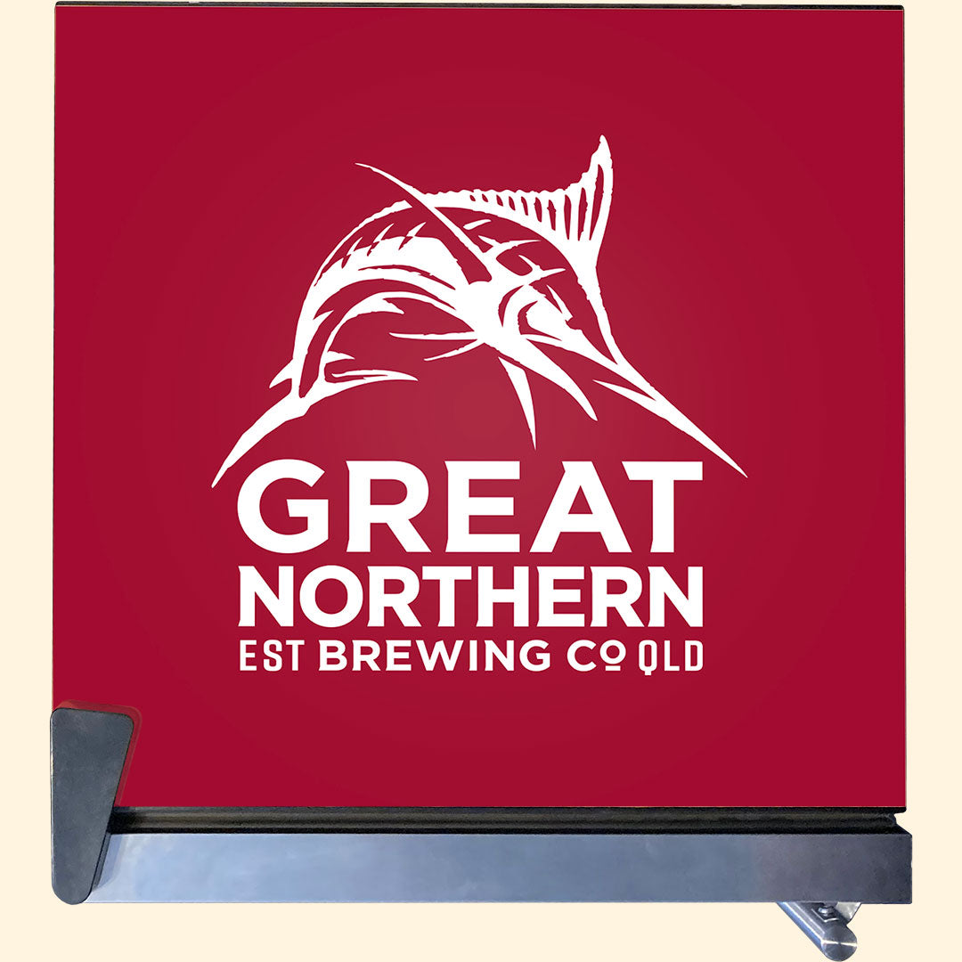 great northern Great Northern Original Tropical Glass Door Fridge - 80 Cans Left Hinge Model EC68L-SSH-ORIG | Retrocade - Image 9