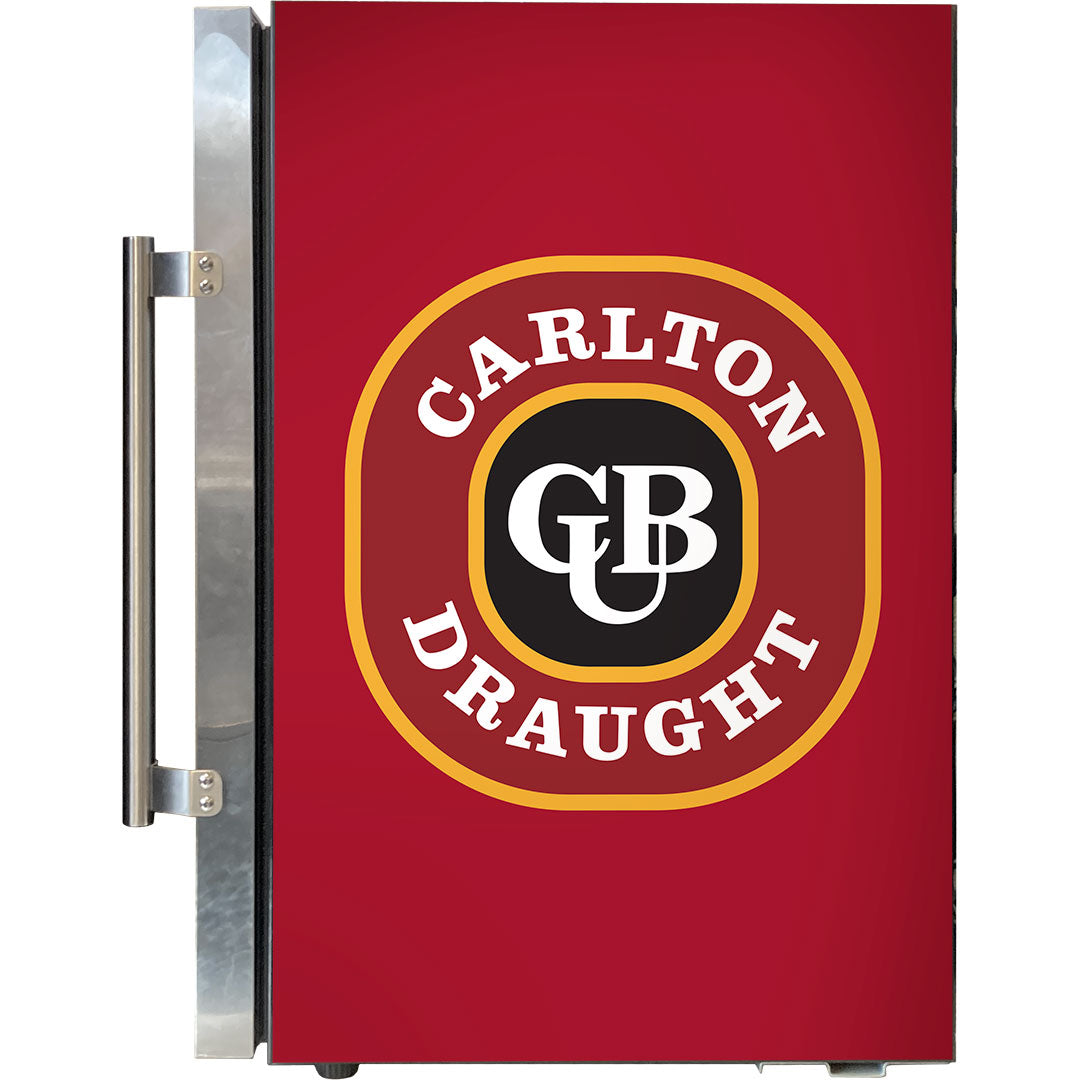 carlton draught Carlton Draught Tropical Glass Door Fridge - 80 Cans Left Hinged EC68L-SSH-DRAUGHT - Model EC68L-SSH-DRAUGHT | Retrocade - Image 8