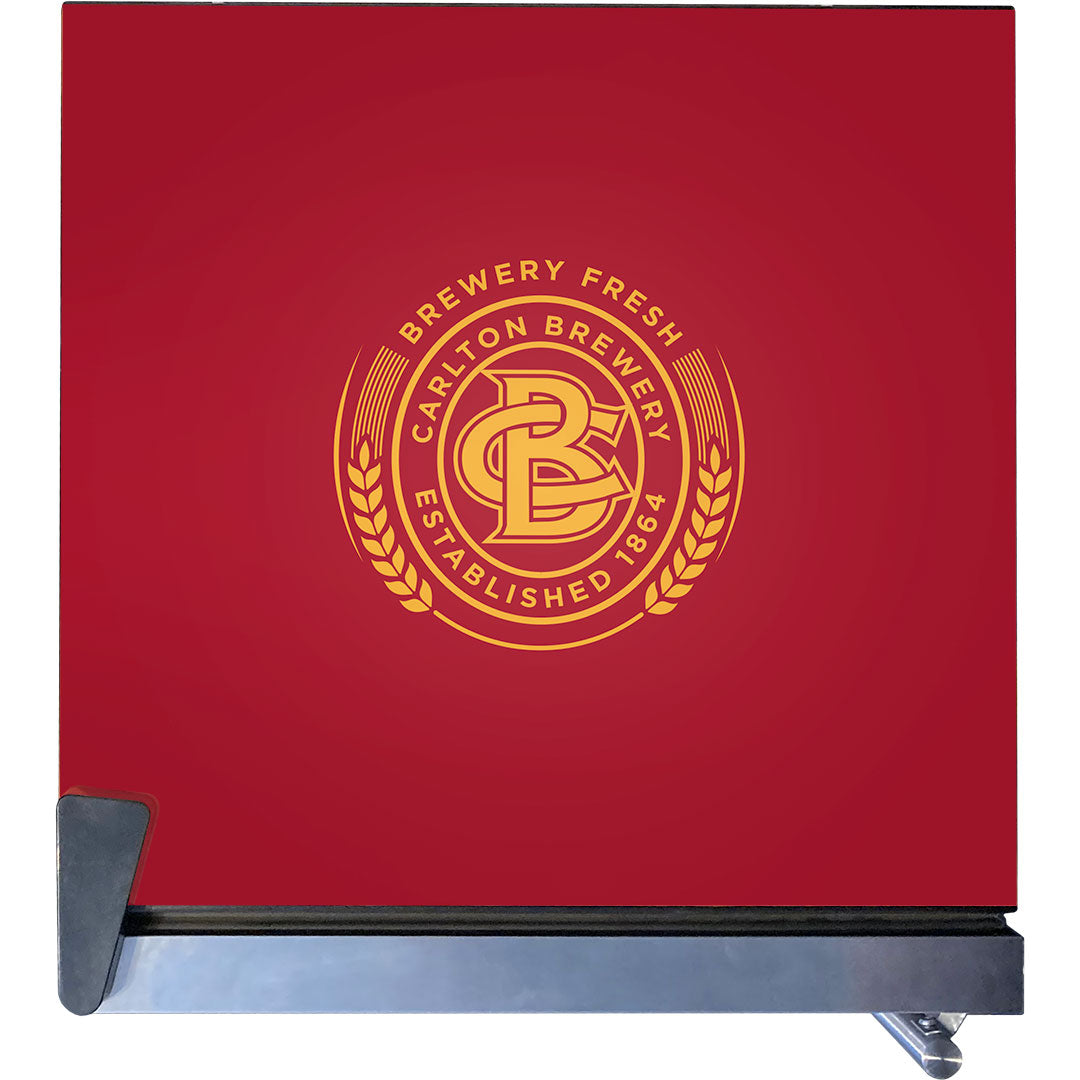 carlton draught Carlton Draught Tropical Glass Door Fridge - 80 Cans Left Hinged EC68L-SSH-DRAUGHT - Model EC68L-SSH-DRAUGHT | Retrocade - Image 9