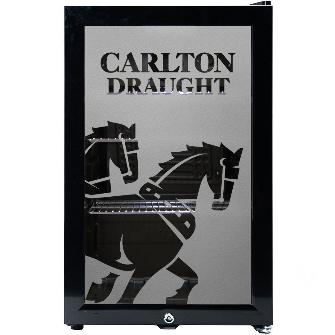 carlton draught Carlton Draught v3 Branded Glass Door Bar Fridge With Cool Frosted Door Logo - Model SC70-B-DRAUGHT-V3 | Retrocade - Image 6