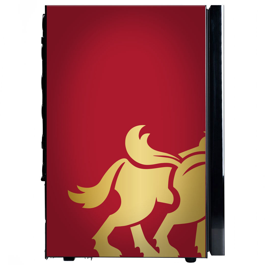 carlton draught Carlton Draught v3 Branded Glass Door Bar Fridge With Cool Frosted Door Logo - Model SC70-B-DRAUGHT-V3 | Retrocade - Image 4