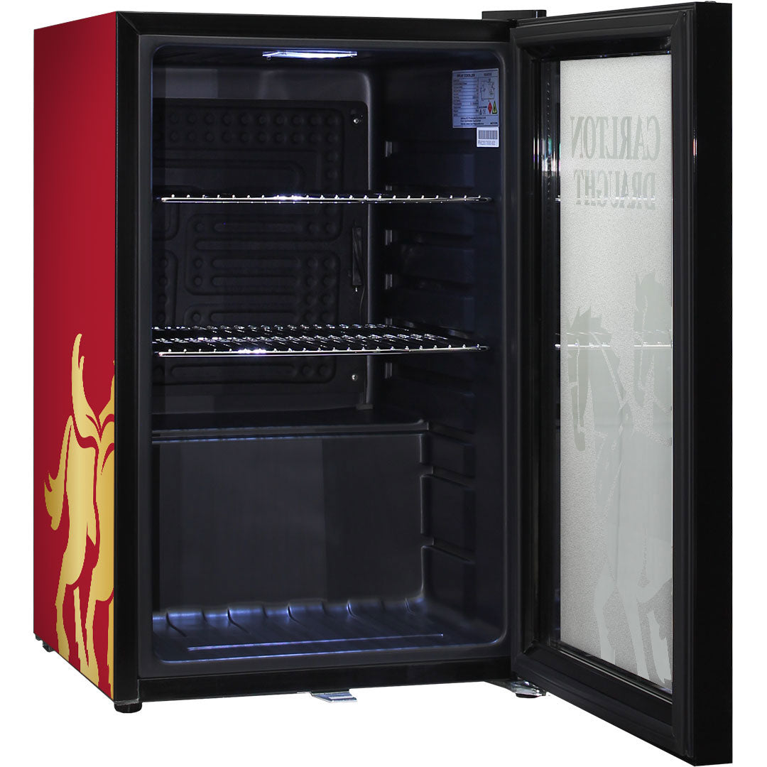 carlton draught Carlton Draught v3 Branded Glass Door Bar Fridge With Cool Frosted Door Logo - Model SC70-B-DRAUGHT-V3 | Retrocade - Image 8