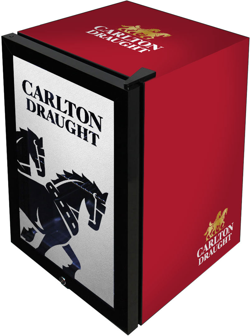 carlton draught Carlton Draught v3 Branded Glass Door Bar Fridge With Cool Frosted Door Logo - Model SC70-B-DRAUGHT-V3 | Retrocade - Image 3