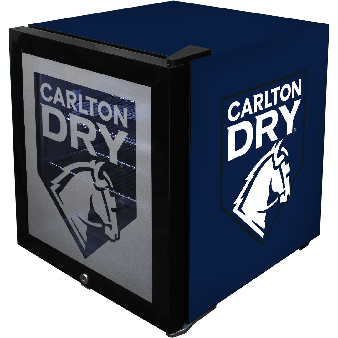 carlton dry Carlton Dry Glass Door Mini Bar Fridge With Lock - 38 Cans - Model SC50AB-DRY | Retrocade - Image 4
