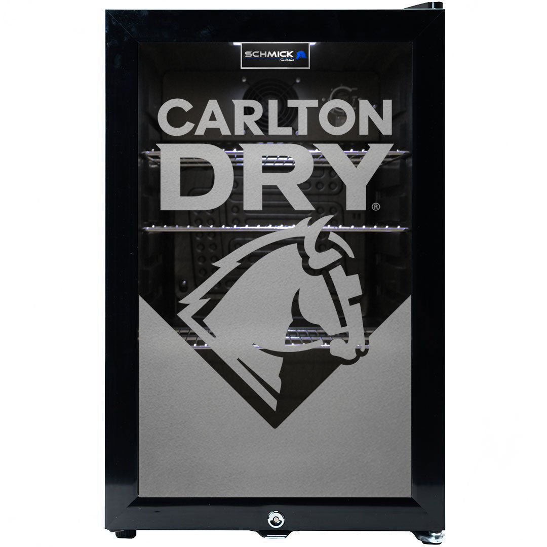 carlton dry Carlton Dry Branded Glass Door Bar Fridge With Cool Frosted Door Logo - Model SC70-B-DRY | Retrocade - Image 4