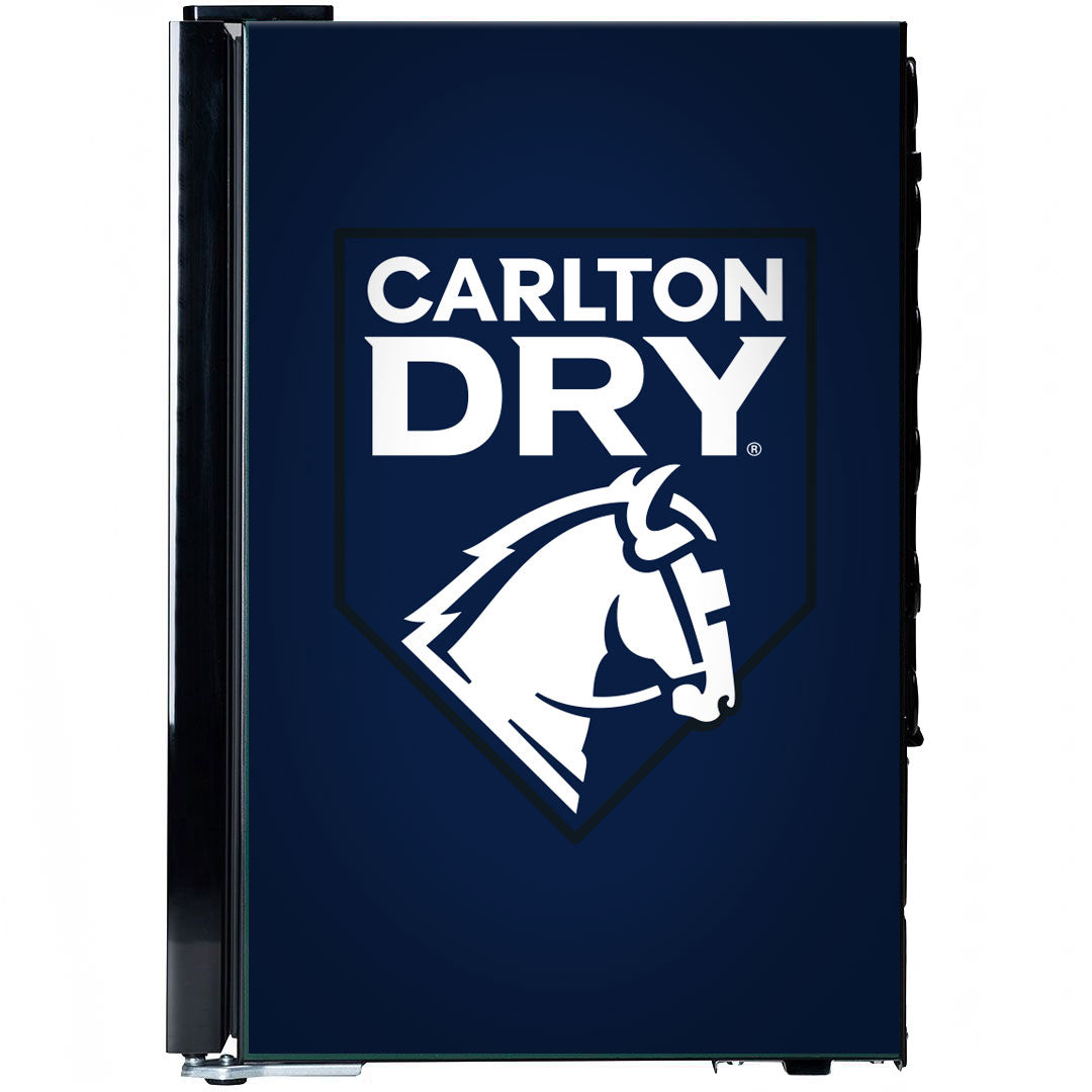 carlton dry Carlton Dry Branded Glass Door Bar Fridge With Cool Frosted Door Logo - Model SC70-B-DRY | Retrocade - Image 2