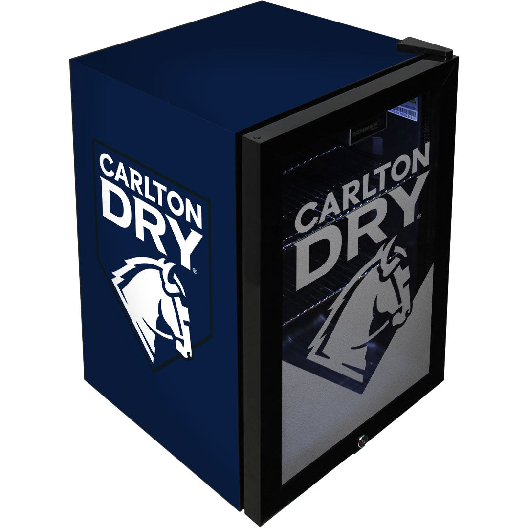 carlton dry Carlton Dry Branded Glass Door Bar Fridge With Cool Frosted Door Logo - Model SC70-B-DRY | Retrocade - Image 9