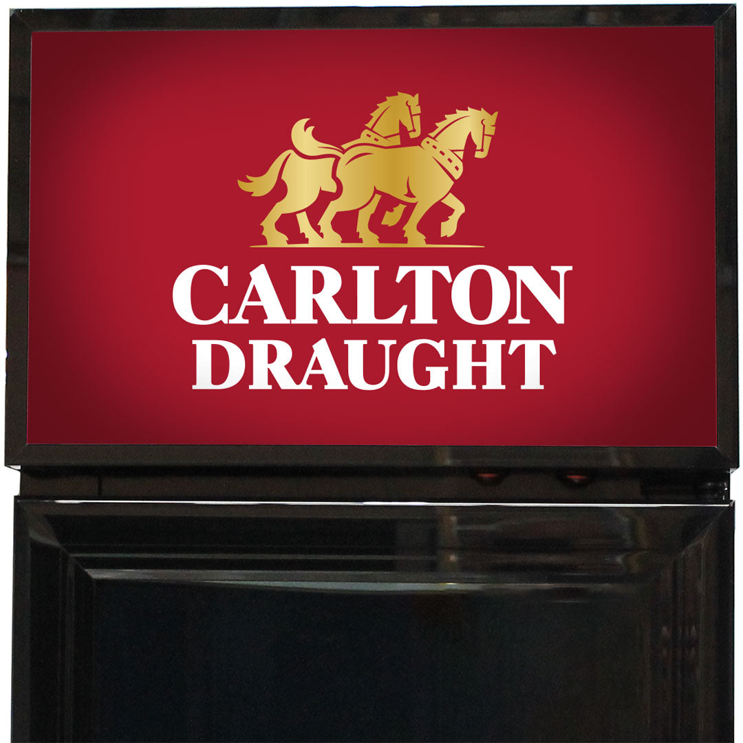 carlton draught Carlton Draught Branded Skinny Upright Bar Fridge - Model SS-P160-DRAUGHT-V3 | Retrocade - Image 5