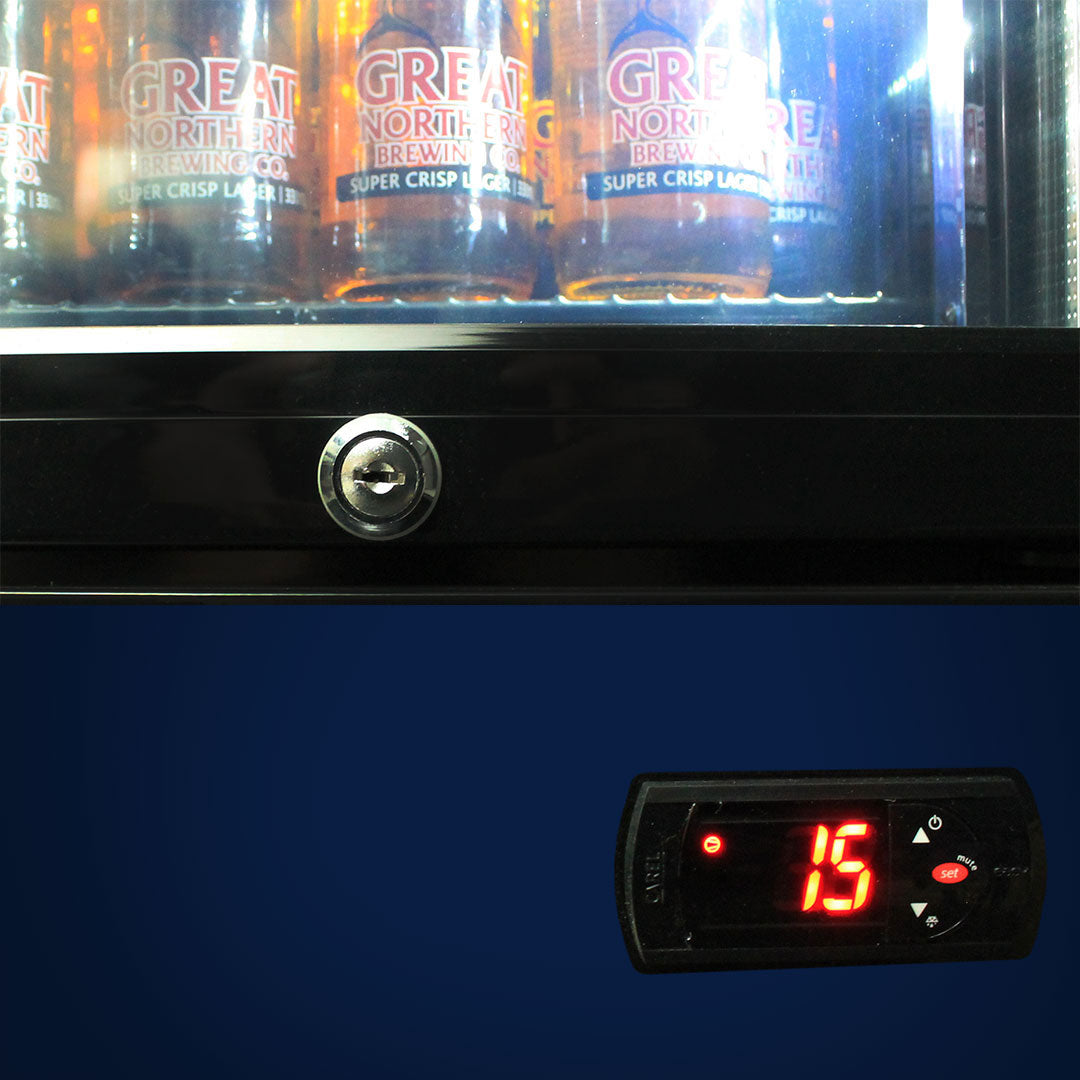 carlton dry Carlton Dry Branded Skinny Upright Bar Fridge - Model SS-P160-DRY (2025 design) | Retrocade - Default Title - Image 8