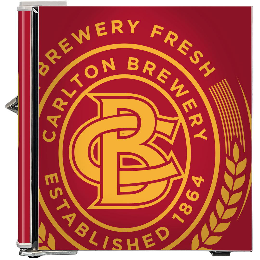 carlton draught Carlton Draught Retro Mini Bar Fridge - Model BC46W-DRAUGHT-V1 | Retrocade - Image 3