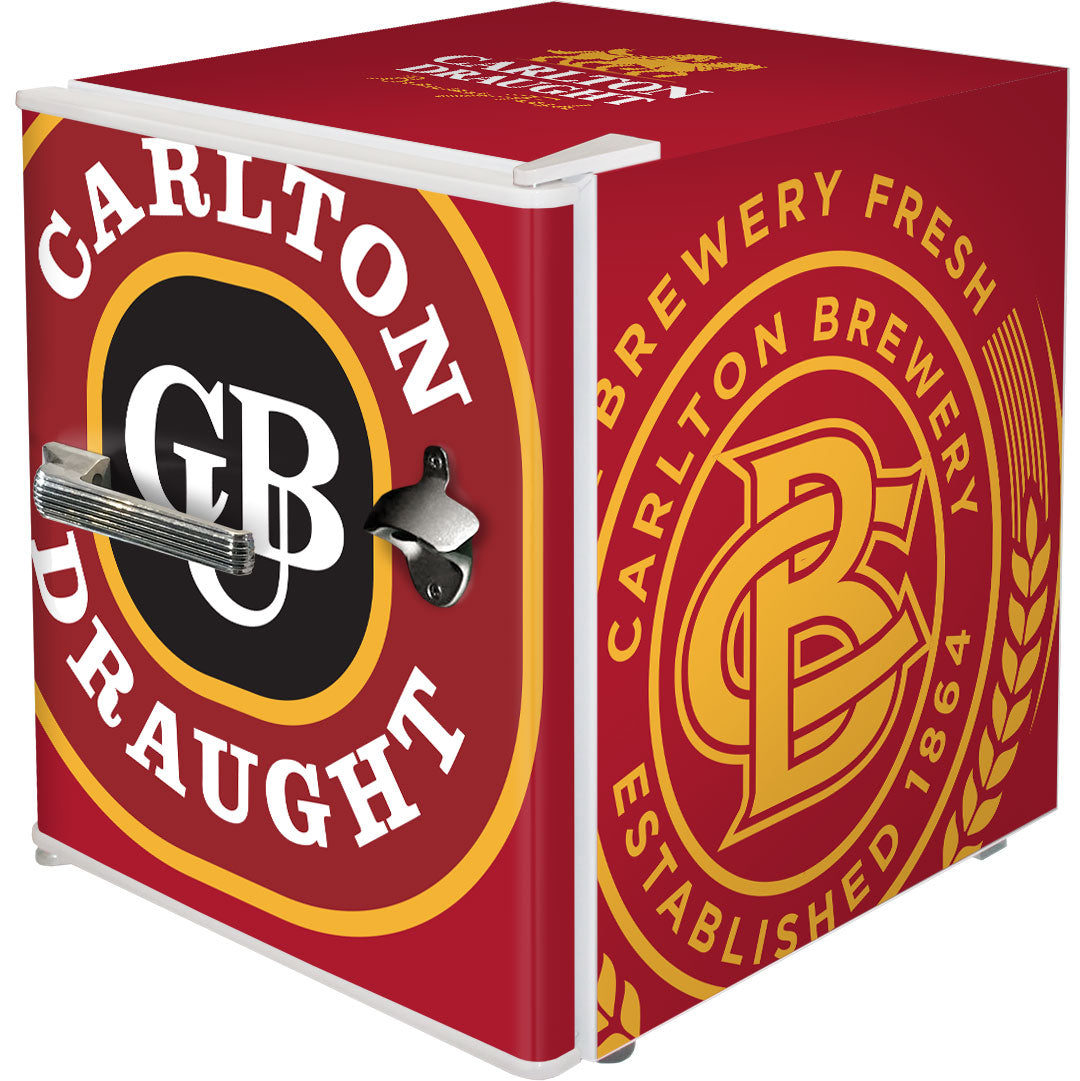 carlton draught Carlton Draught Retro Mini Bar Fridge - Model BC46W-DRAUGHT-V1 | Retrocade - Image 8