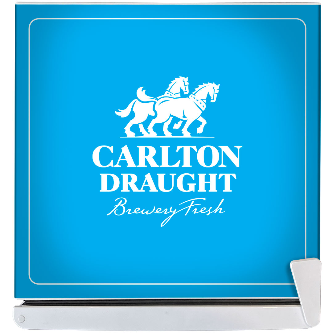 carlton draught Carlton Draught 'Original' Logo Retro Mini Bar Fridge - Model BC46W-DRAUGHT-V2 | Retrocade - Image 6