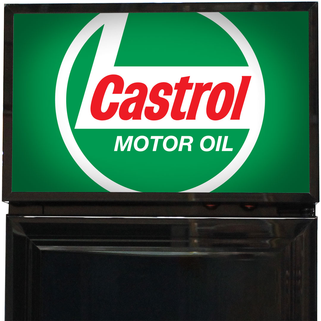 castrol Castrol Fuel Pump Branded Skinny Upright Bar Fridge - Model SS-P160-FP-CASTROL | Retrocade - Image 3