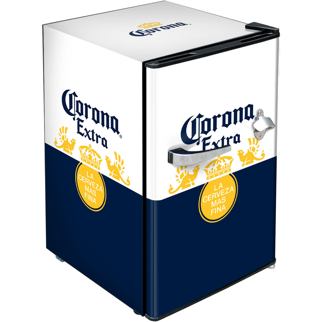corona Corona Retro Mini Bar Fridge 70 Litre Schmick Brand With Opener - Model BC70B-CORONA-V1 | Retrocade