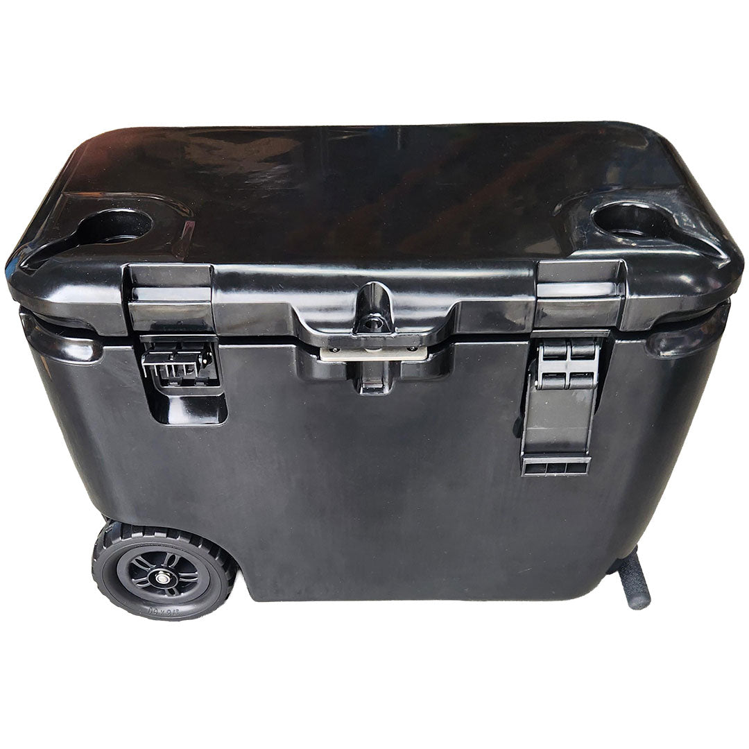 hard rated Hard Rated Rhino EV-50B Roto Molded Foam Injected 50 Litre Wheeled Ice Box With Longest Ice Retention - Model EV-50B-HR | Retrocade - Image 7