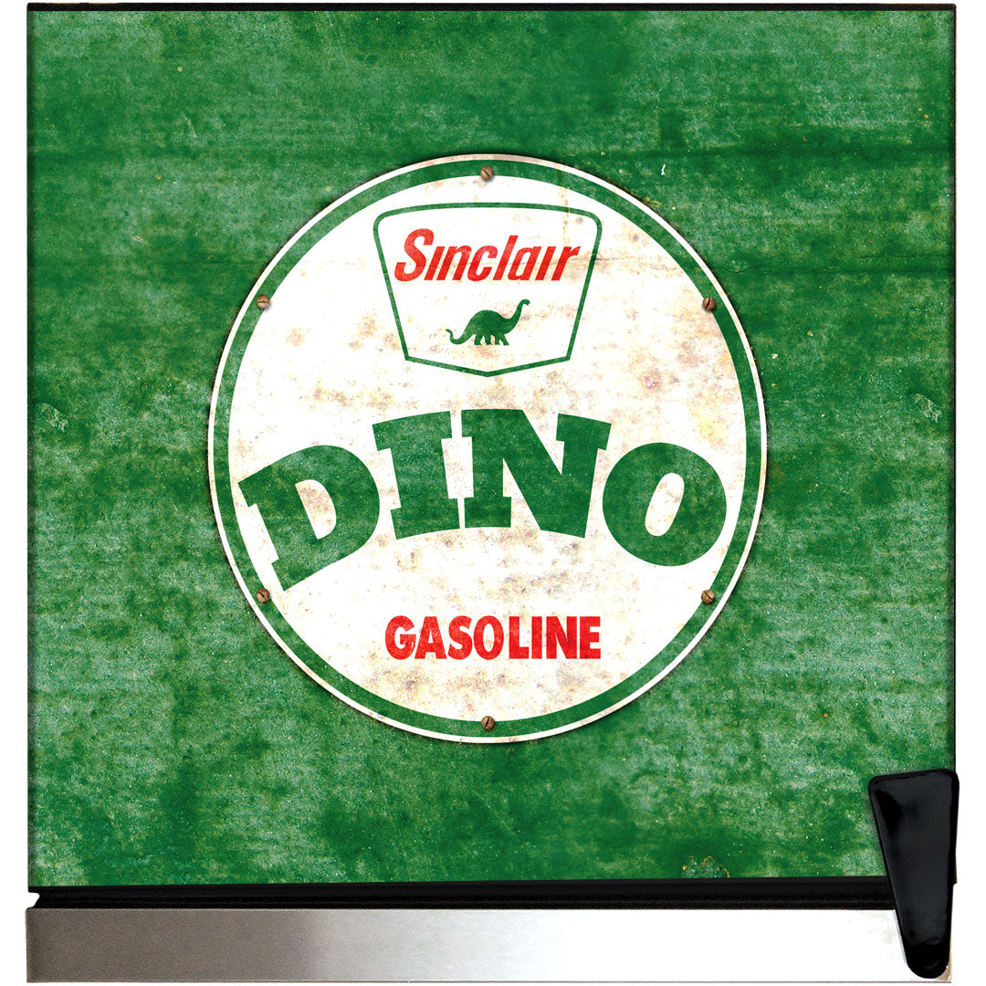 dino Dino Schmick Vintage Fuel Pump Triple Glazed Alfresco Bar Fridge With LED Strip Lights - Model SC88-FP-DINO | Retrocade - Image 7