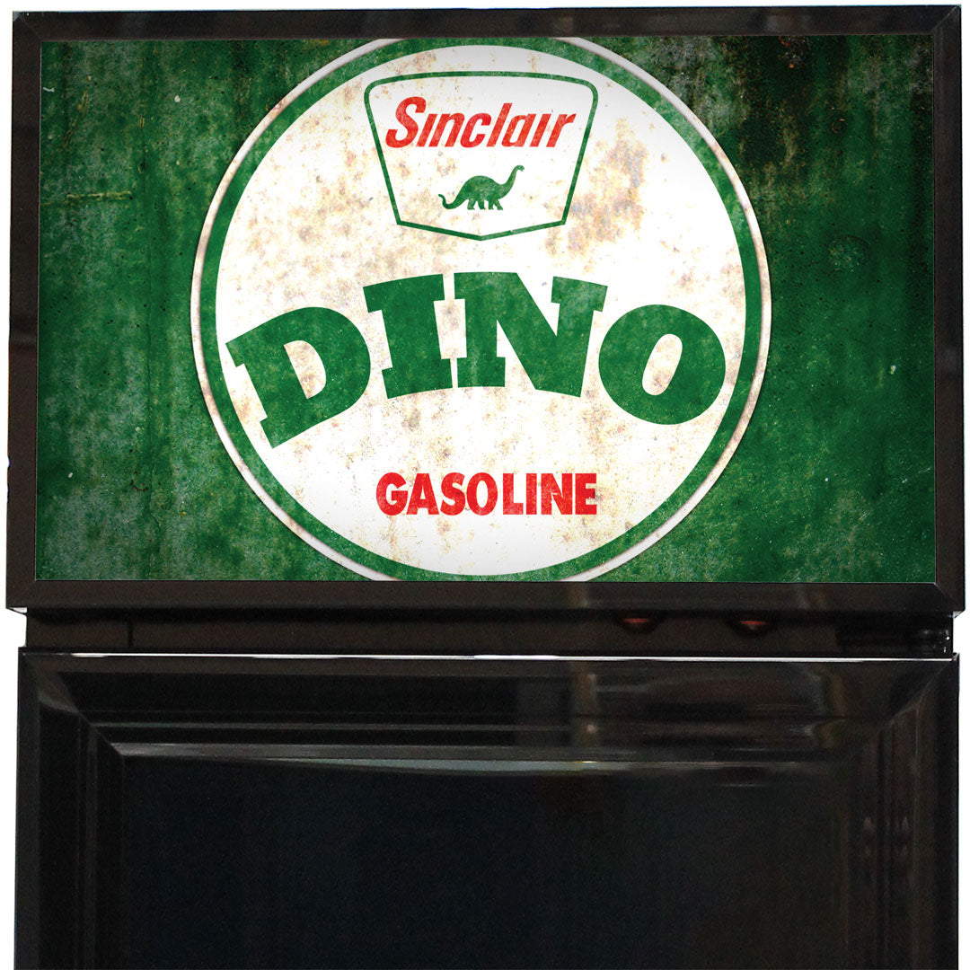 dino Dino Fuel Pump Branded Skinny Upright Bar Fridge - Model SS-P160-FP-DINO | Retrocade - Image 3
