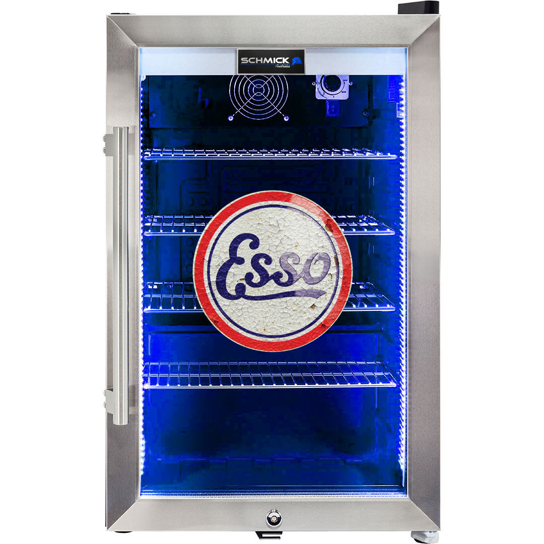 esso Esso Vintage Fuel Pump Branded Bar Fridge, Great gift idea! - Model SC70-FP-ESSO | Retrocade - Default Title - Image 2