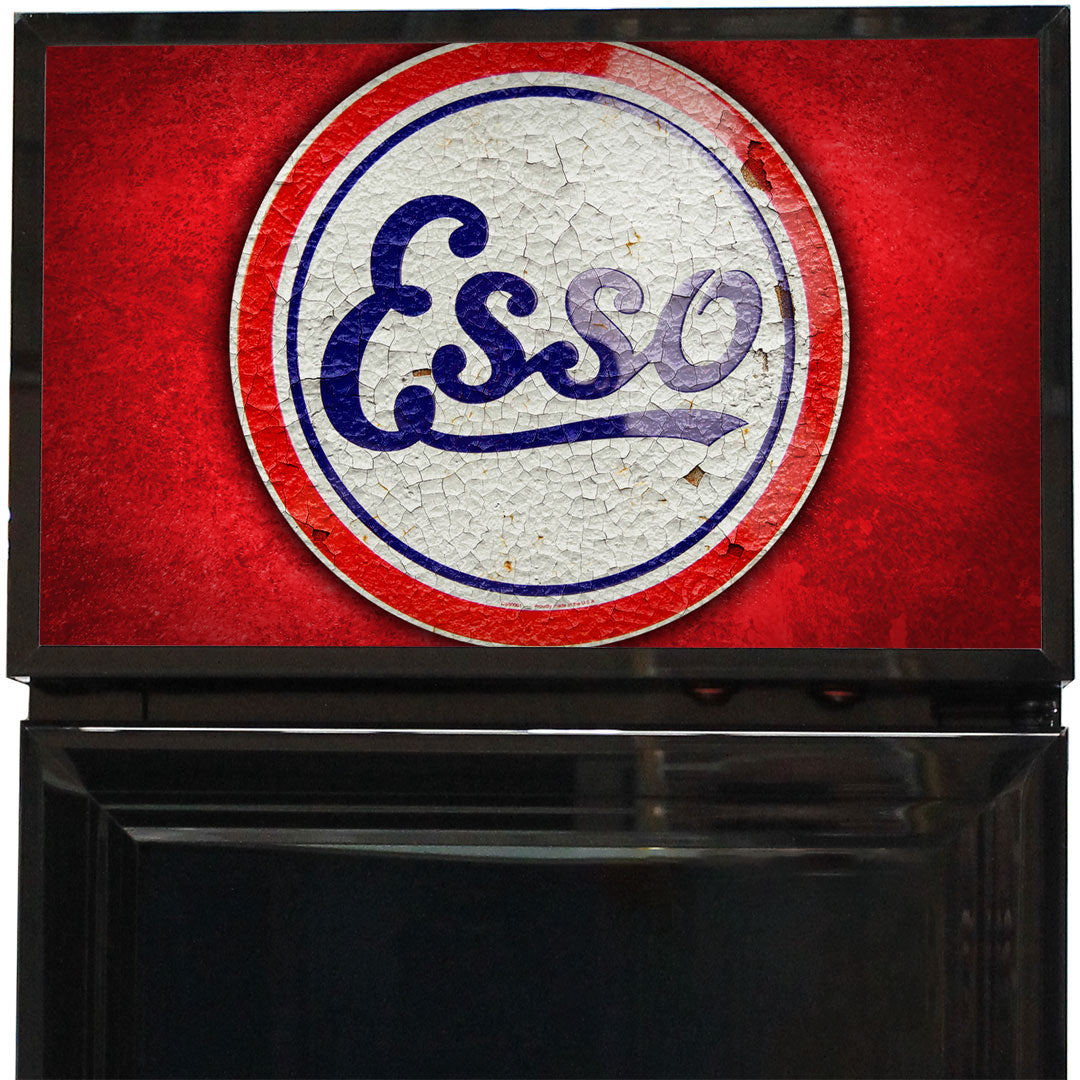 esso Esso Fuel Pump Branded Skinny Upright Bar Fridge - Model SS-P160-FP-ESSO | Retrocade - Image 3