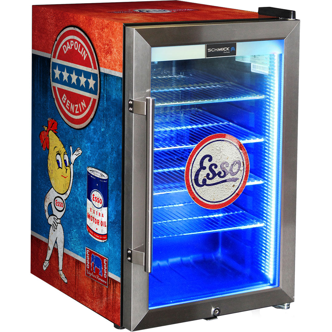 esso Esso Vintage Fuel Pump Branded Bar Fridge, Great gift idea! - Model SC70-FP-ESSO | Retrocade - Default Title