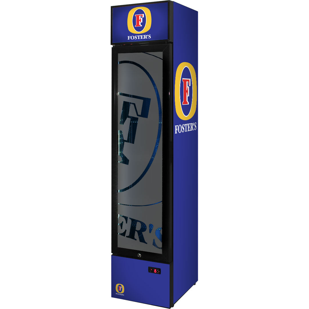 fosters Fosters Branded Skinny Upright Bar Fridge - Model SS-P160-FOSTERS | Retrocade - Image 5