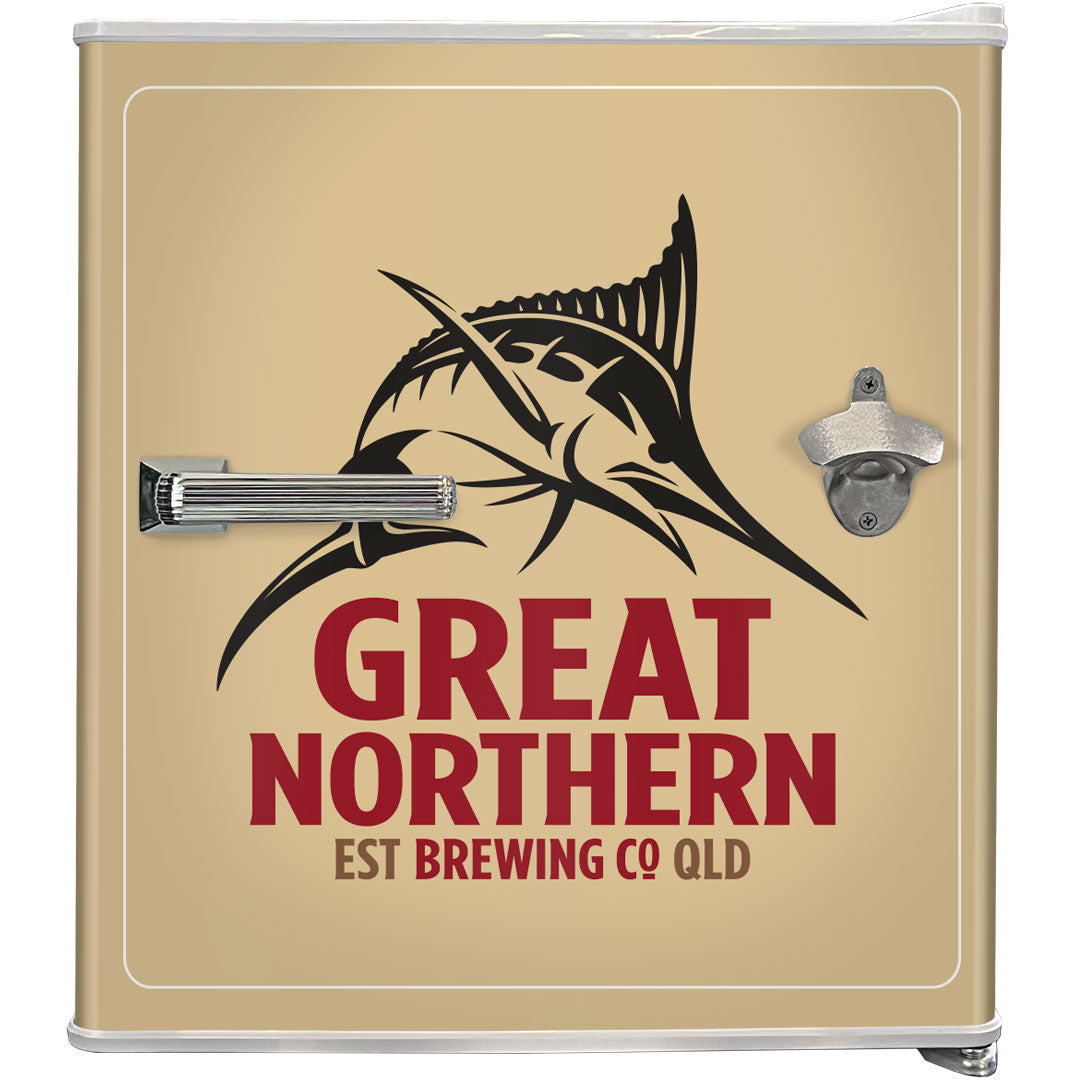 great northern Great Northern Retro Mini Bar Fridge - Model BC46W-GNBC-GOLD | Retrocade - Image 8
