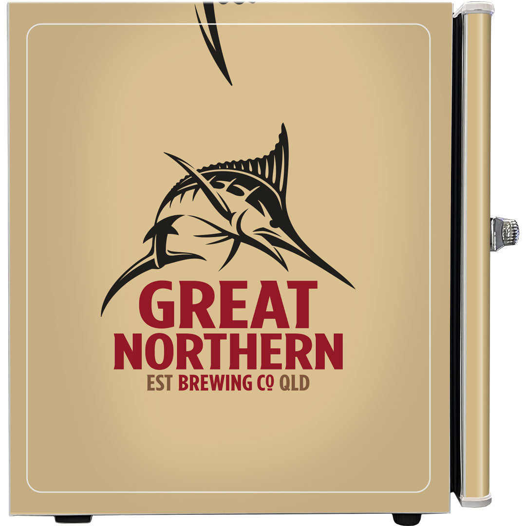 great northern Great Northern Retro Mini Bar Fridge - Model BC46W-GNBC-GOLD | Retrocade - Image 7