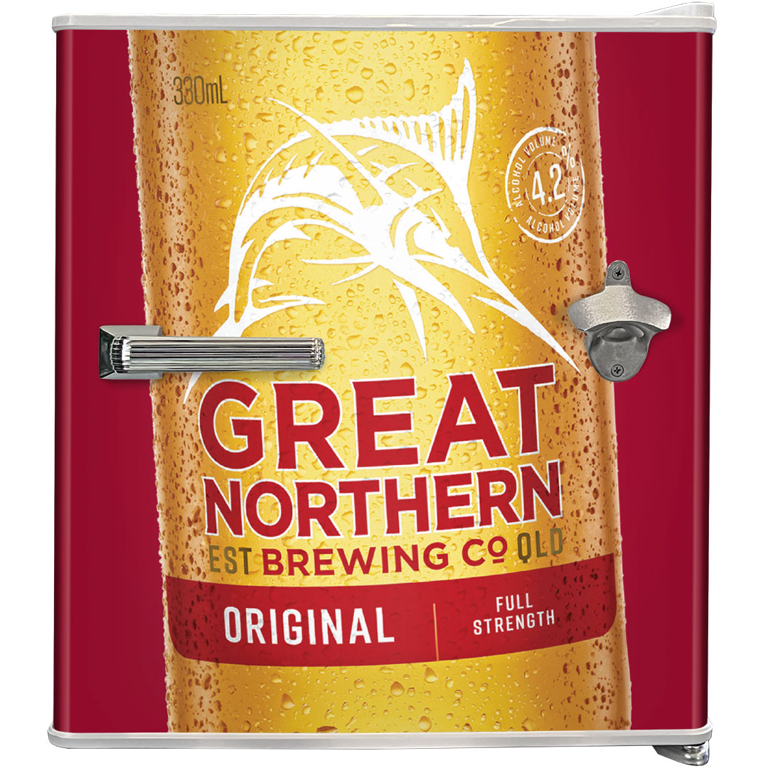 great northern Great Northern Retro Mini Bar Fridge Original Design - Model BC46W-ORIG | Retrocade - Image 3